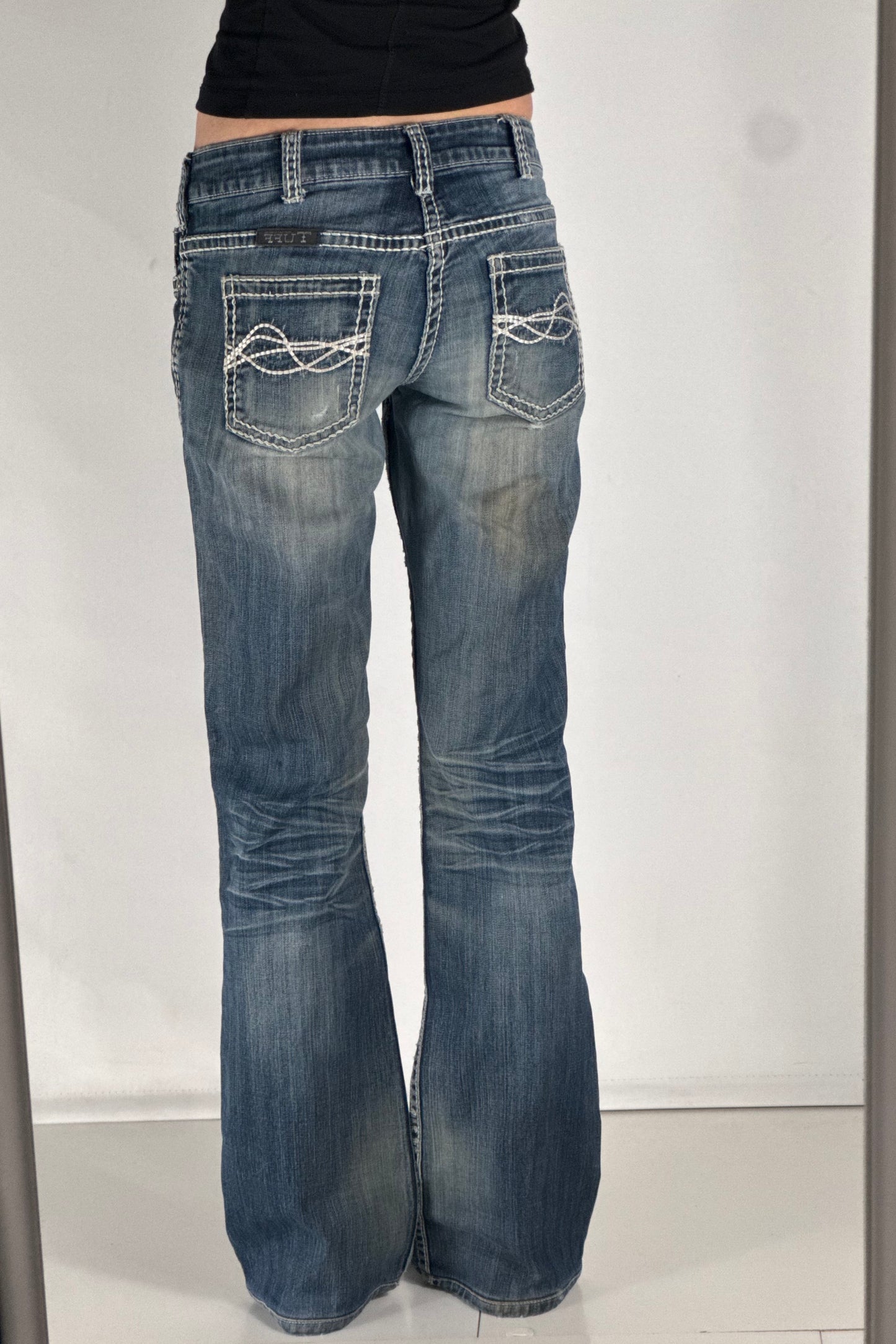 Lavtaljede jeans str: