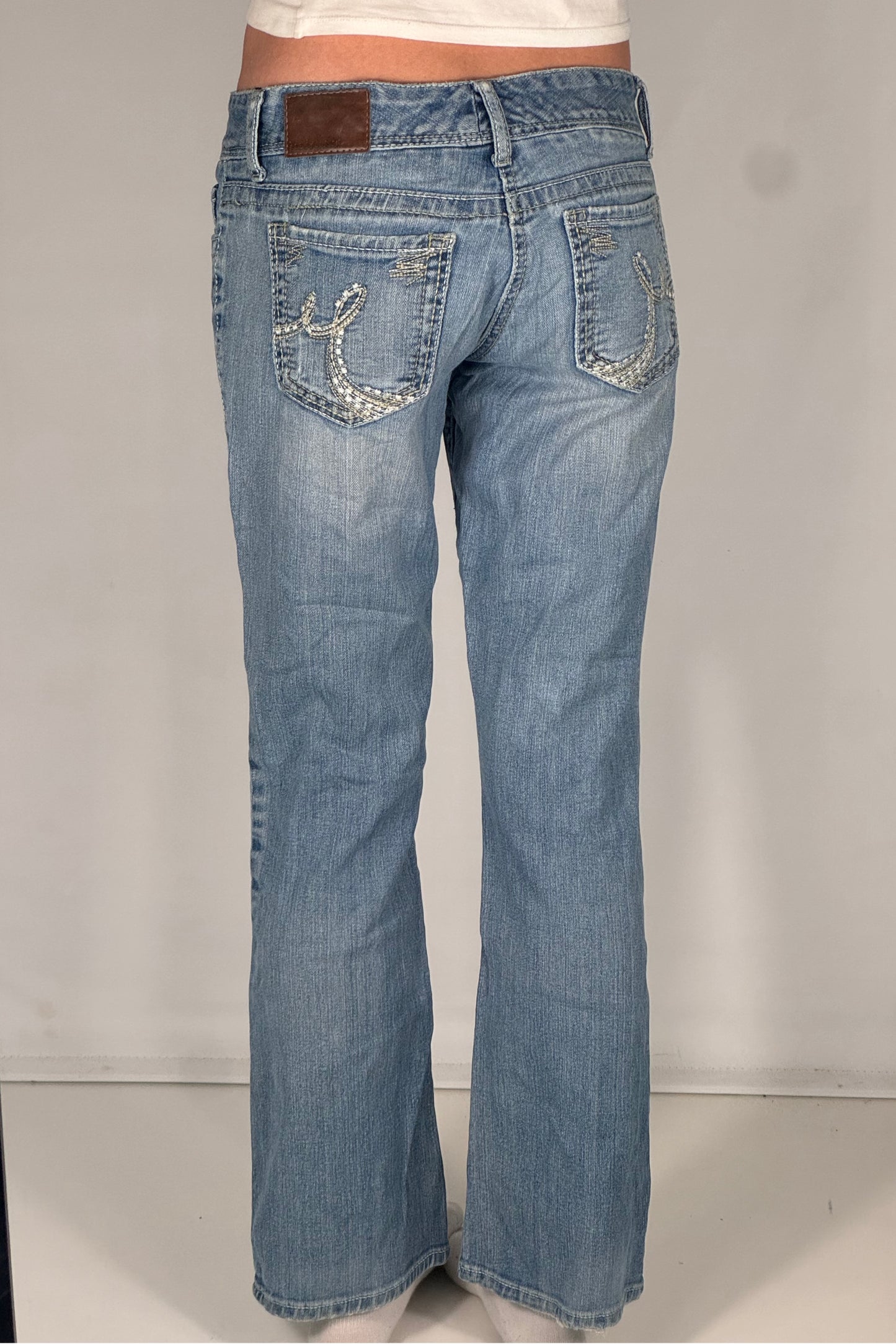 Lavtaljede jeans str: S