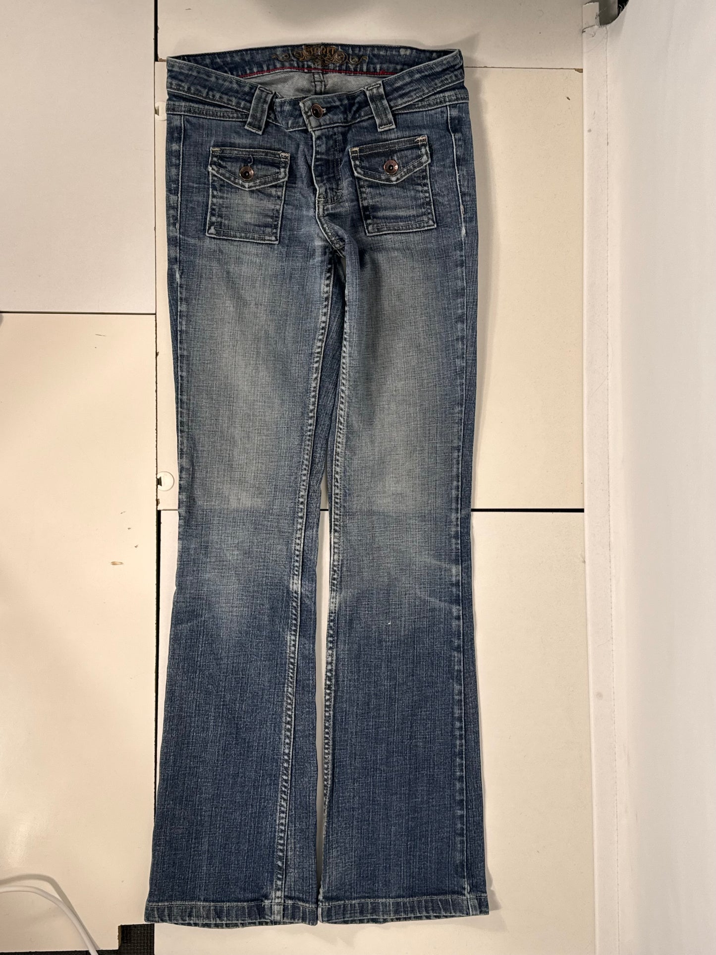 Lavt-sittende jeans str: XS