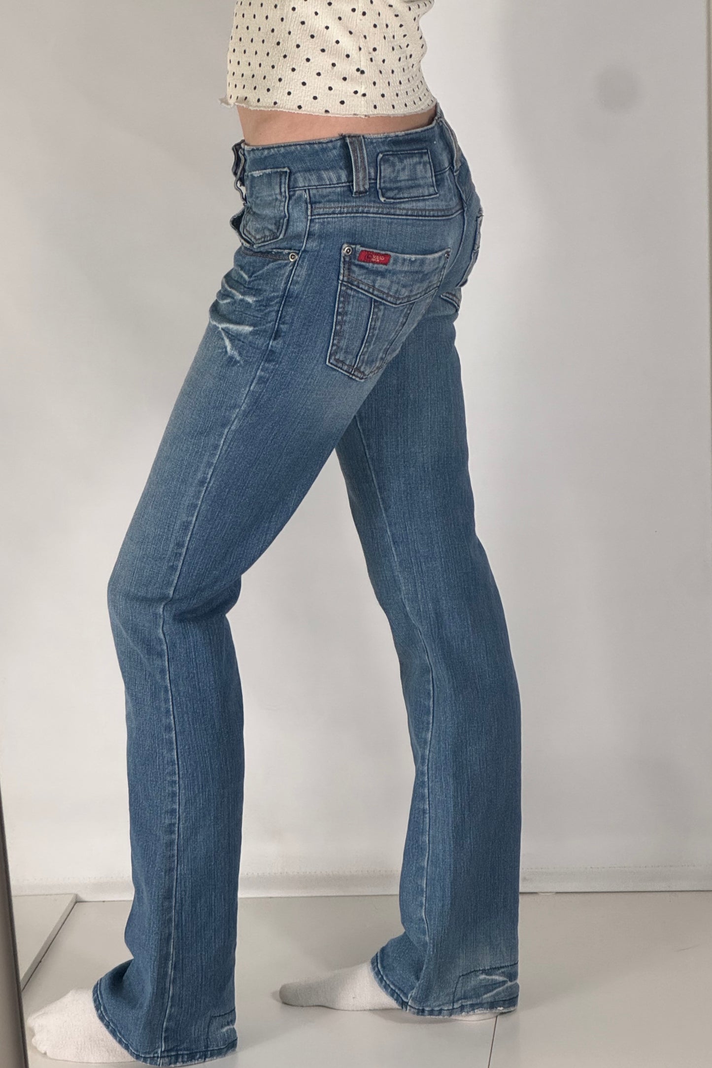 Lågmidjade jeans stl: XS/S