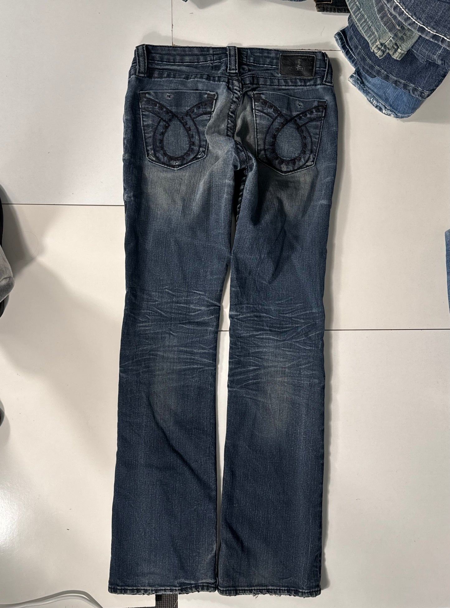 Lavtaljede jeans str: S