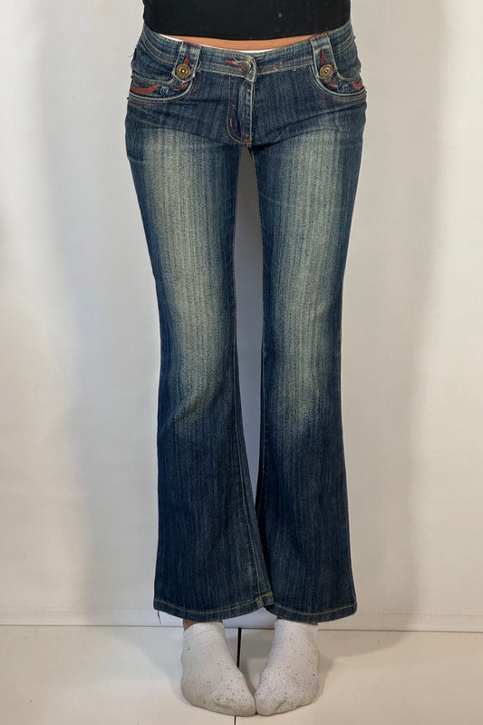 Lågmidjade jeans stl: S