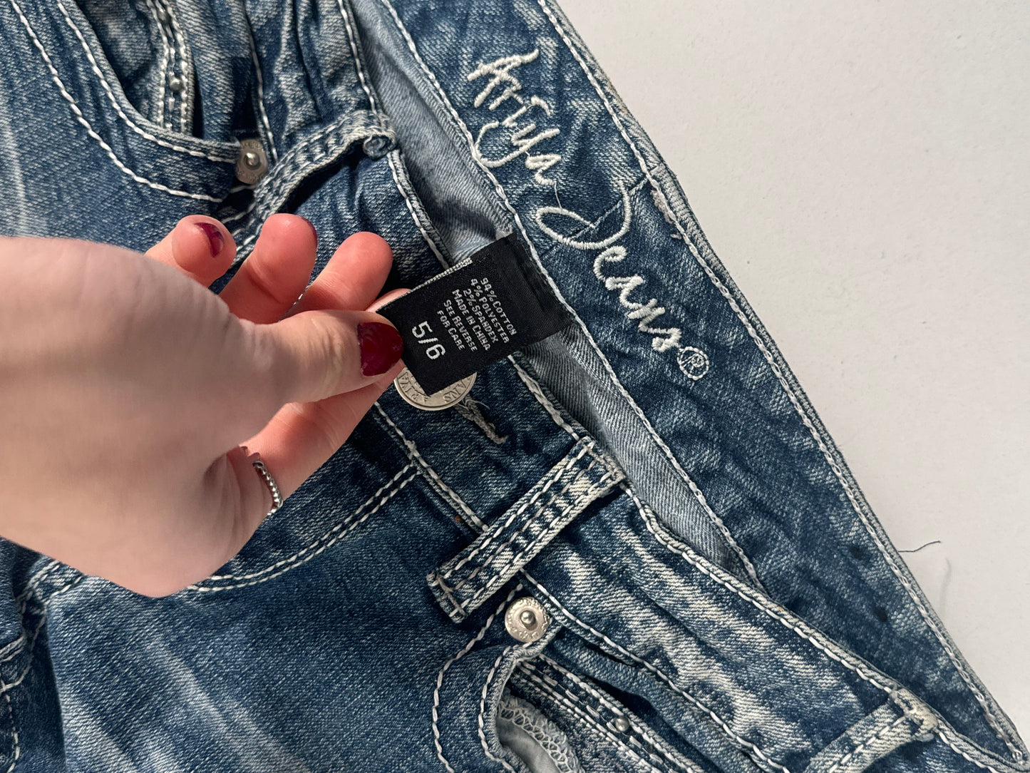 Lågmidjade jeans stl: XS
