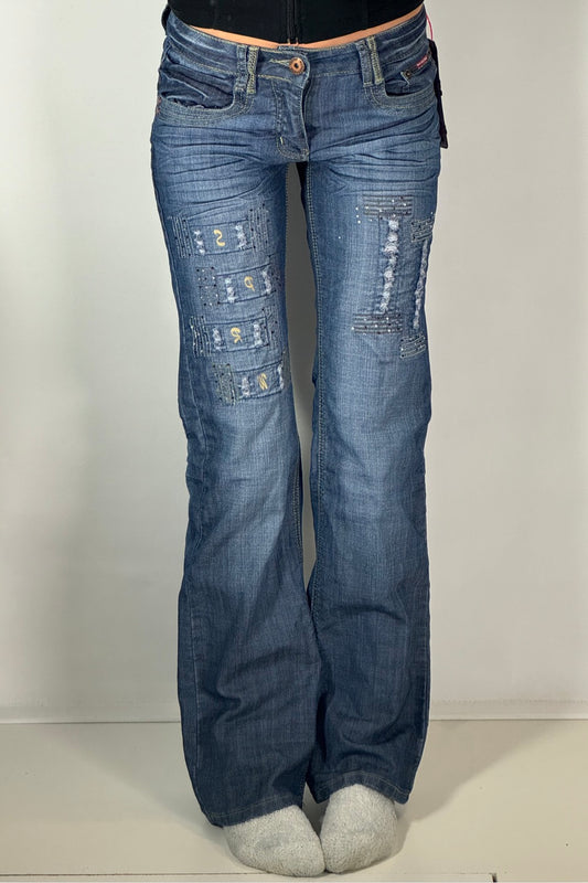 Lågmidjade jeans stl: XS