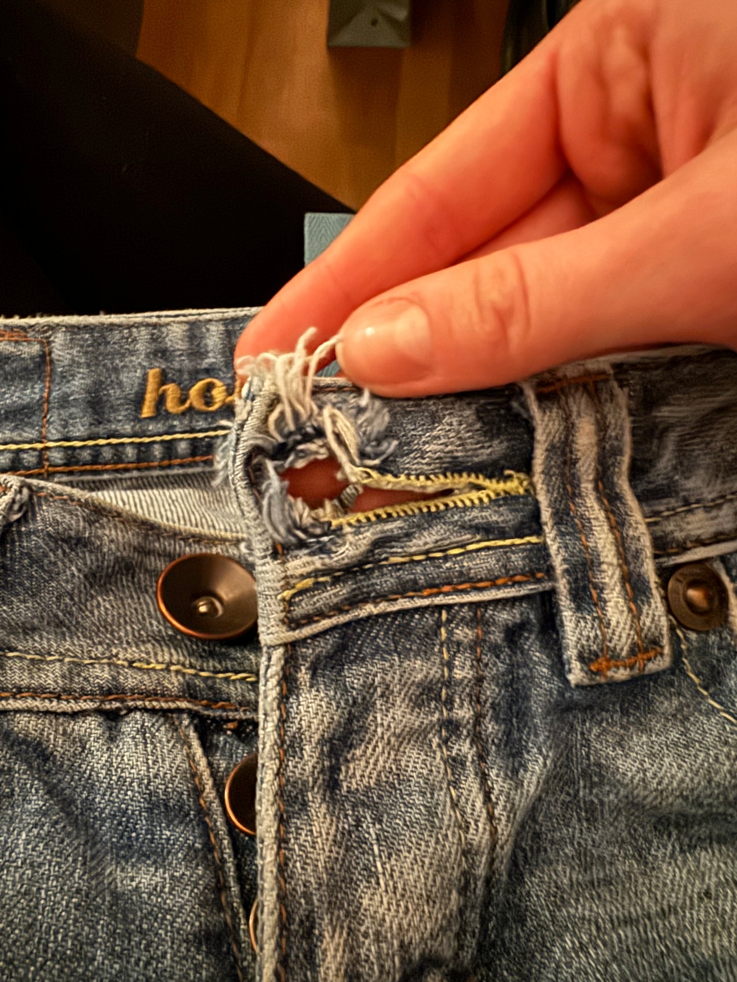 Lågmidjade jeans stl: XS