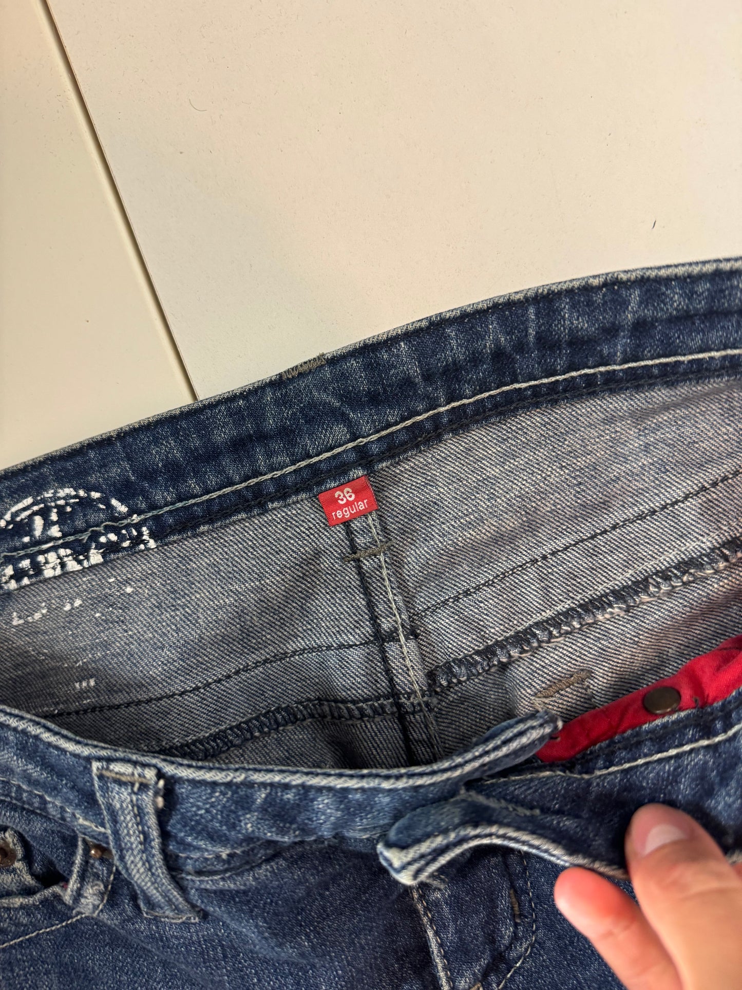 Lågmidjade jeans stl: S