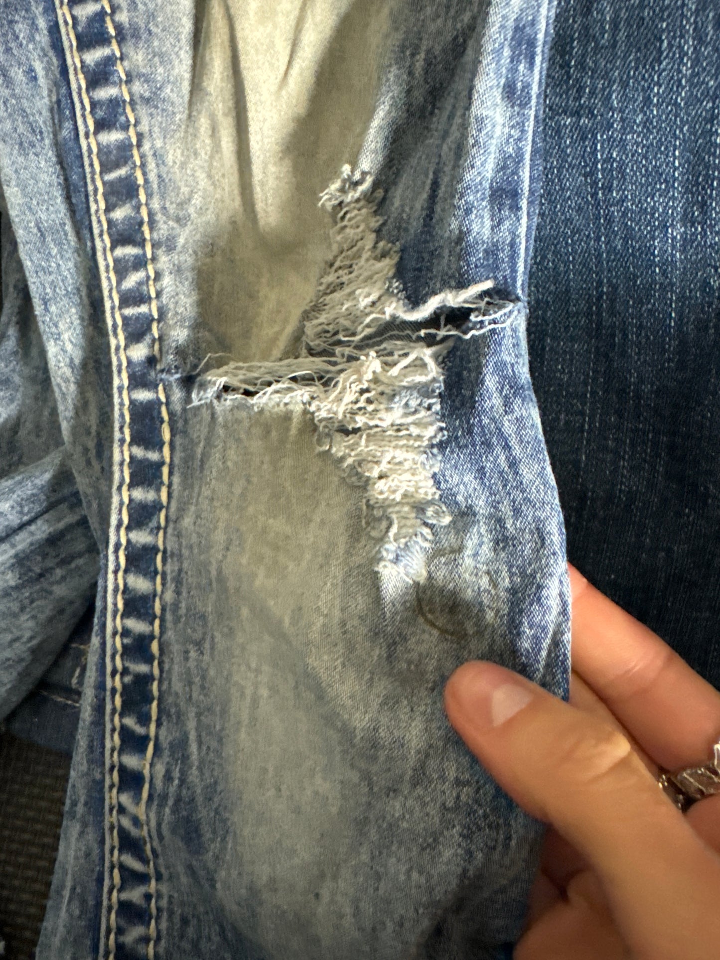 Lågmidjade jeans stl: XS