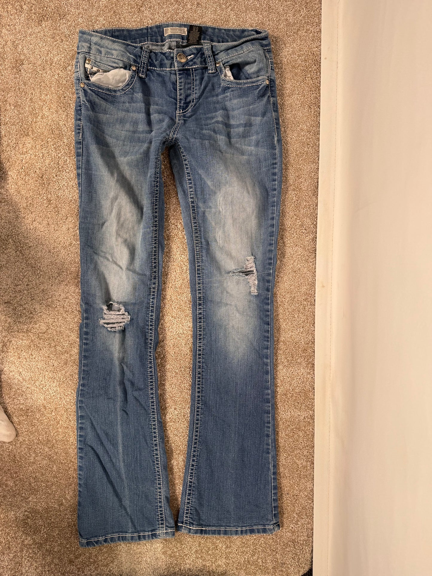 Lågmidjade jeans stl: S