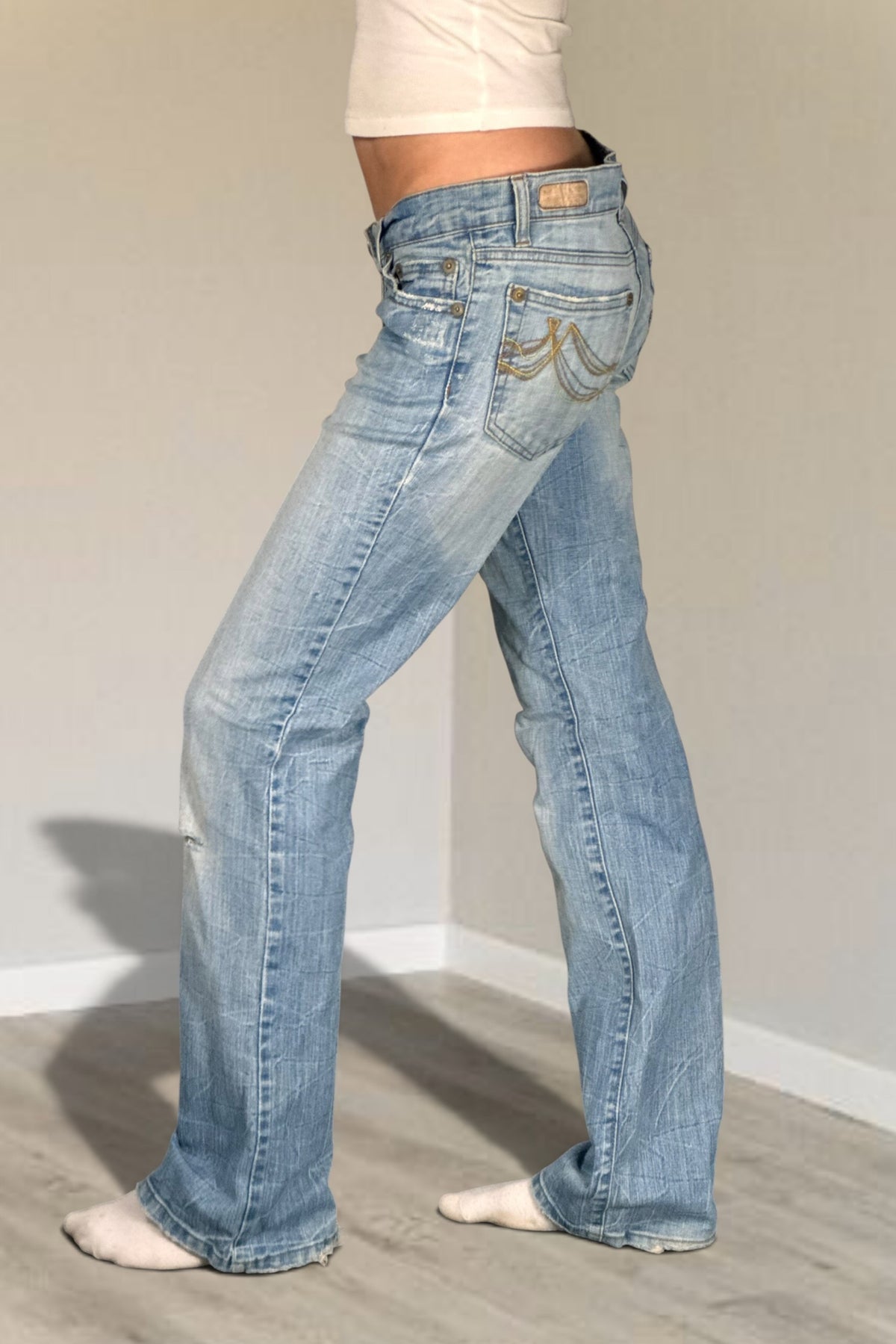 Lågmidjade jeans stl: S/M