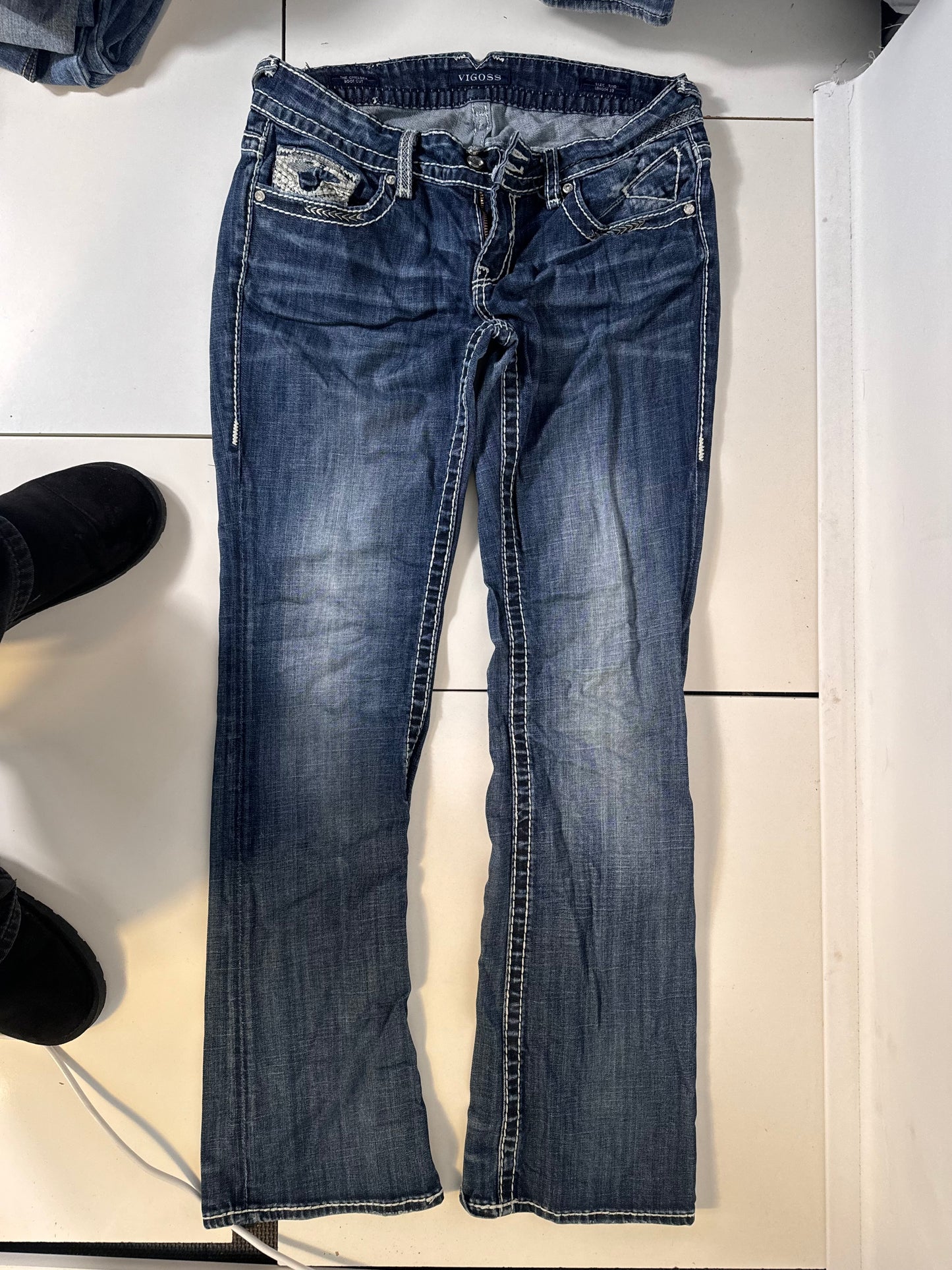 Lågmidjade jeans stl: M