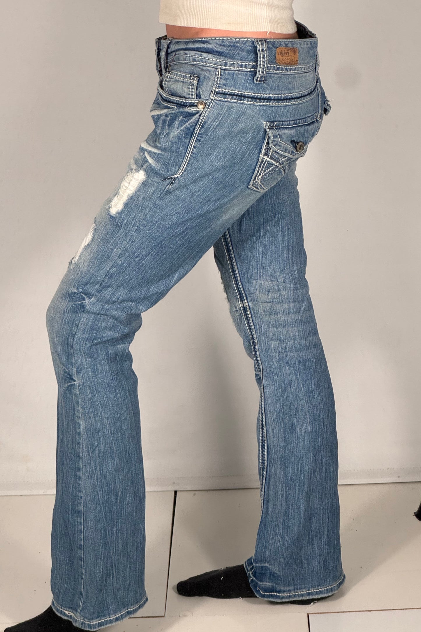 Lågmidjade jeans stl: S