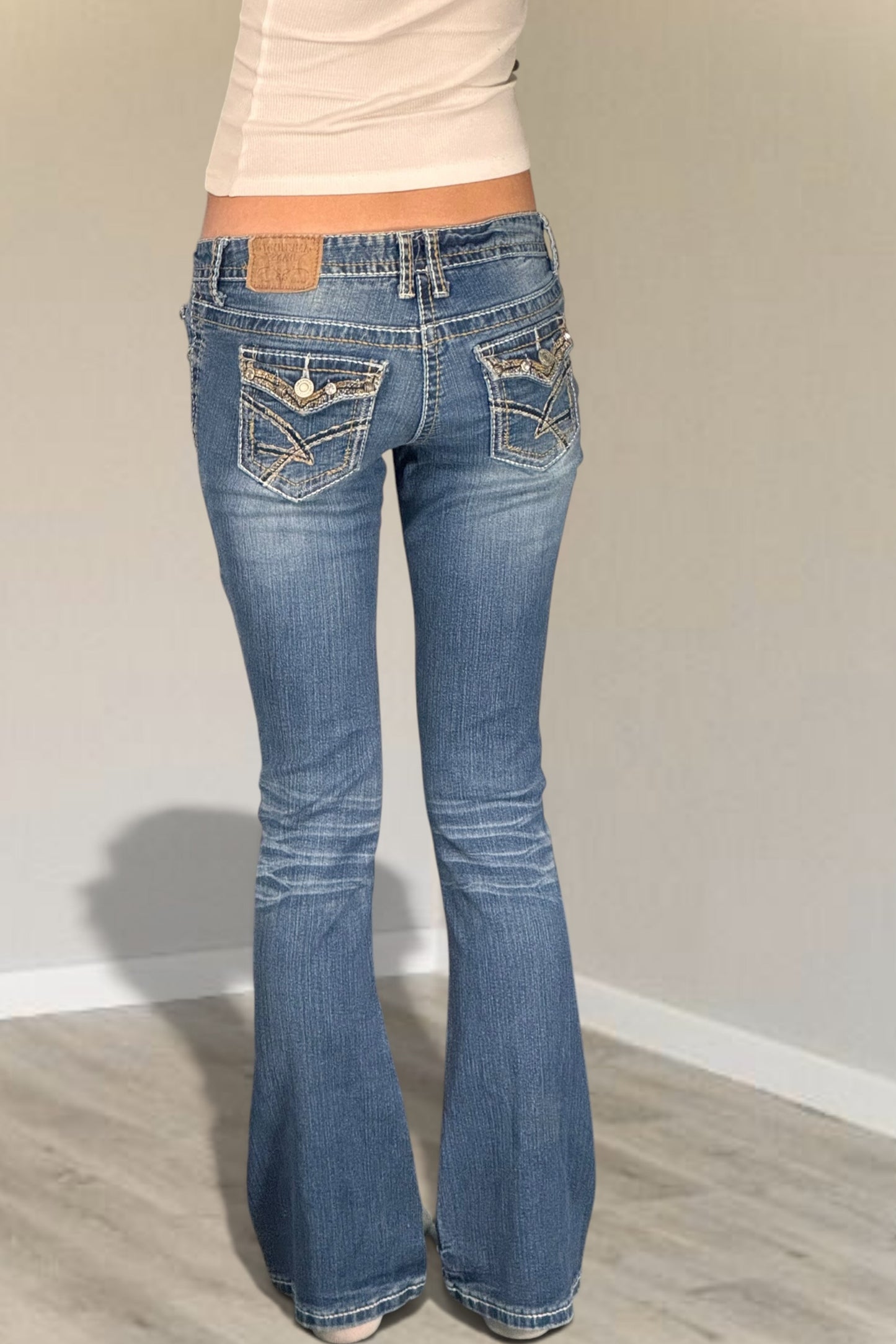 Lågmidjade jeans stl: S