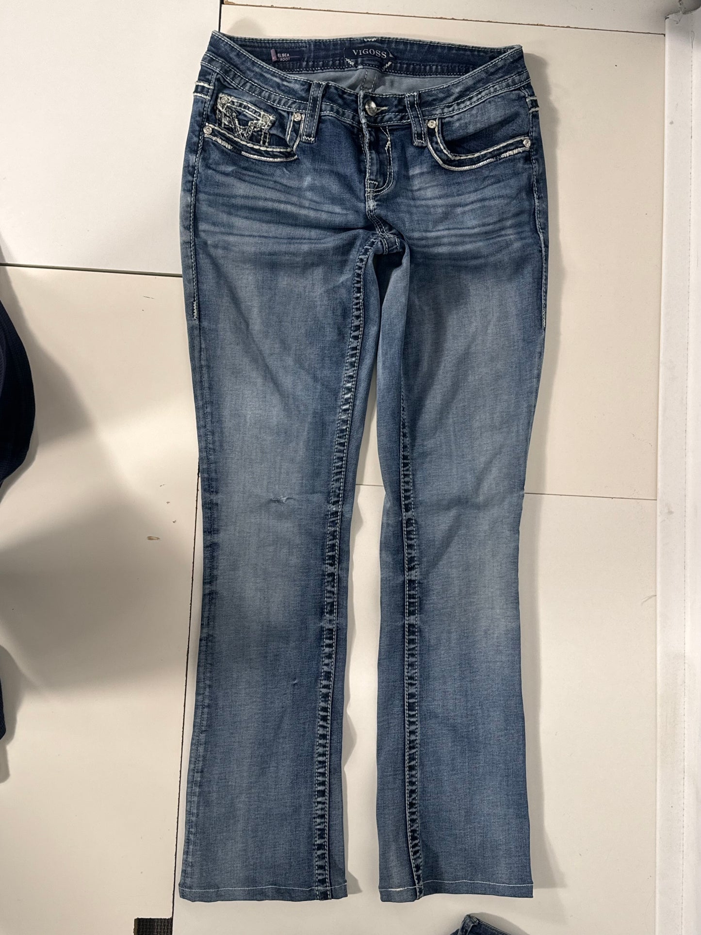 Lågmidjade jeans stl: S