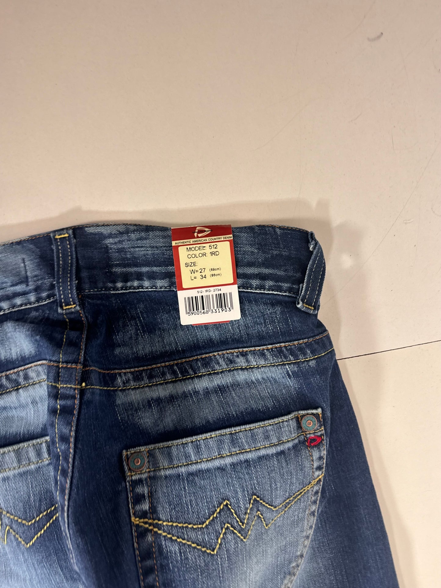 Lågmidjade jeans stl: XXS (W27/L34)