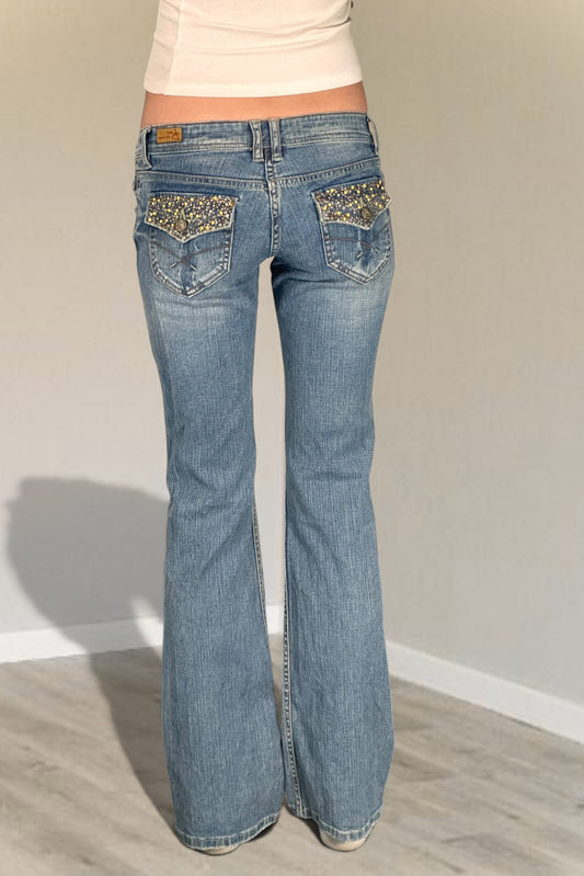 Lågmidjade jeans stl: XS