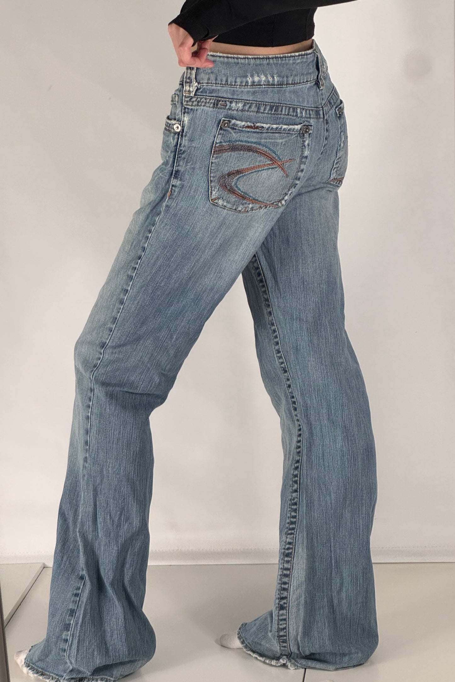 Lågmidjade jeans stl: L