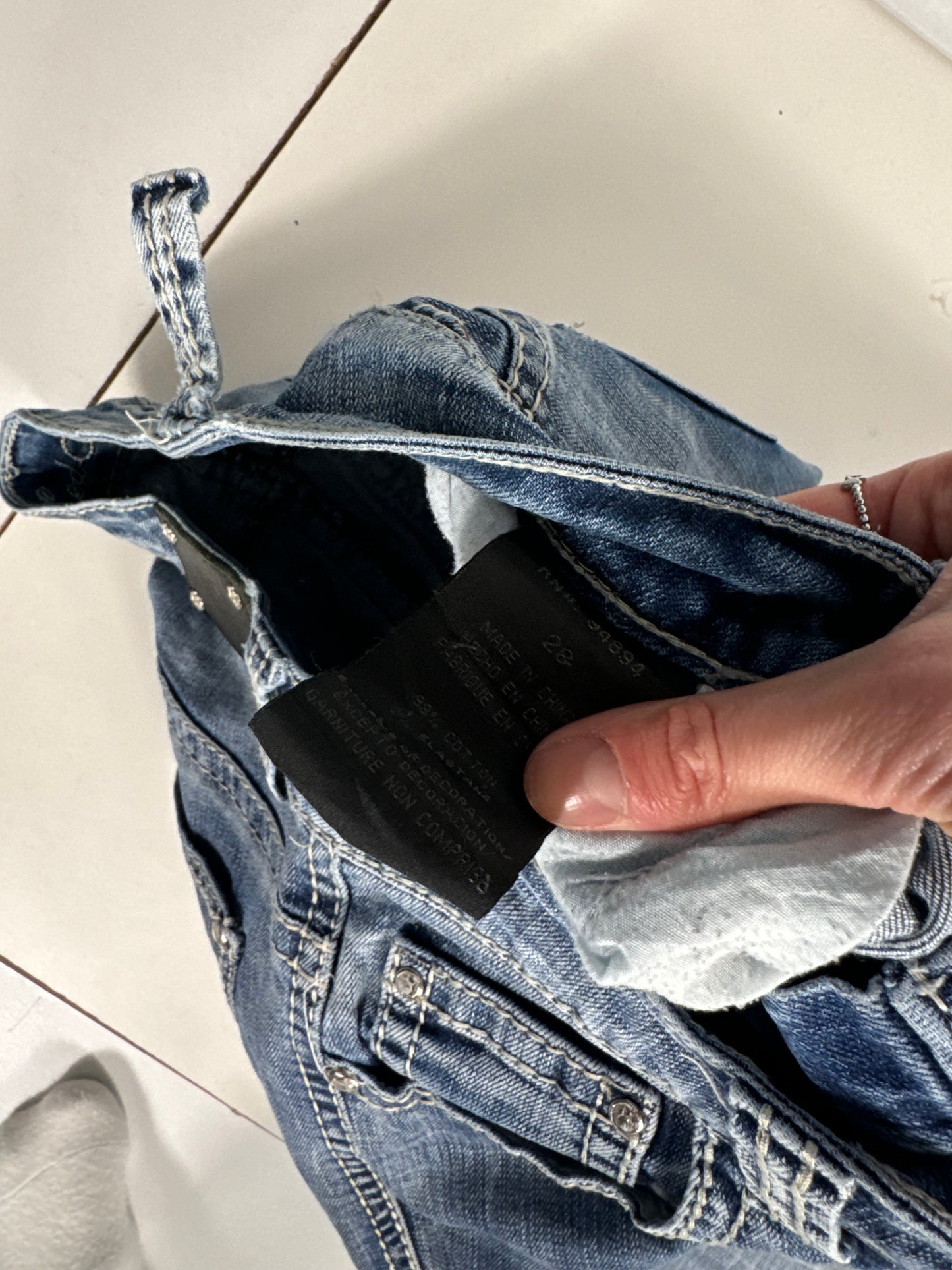 Lågmidjade jeans stl: XS/S