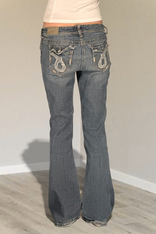 Lågmidjade jeans stl: S