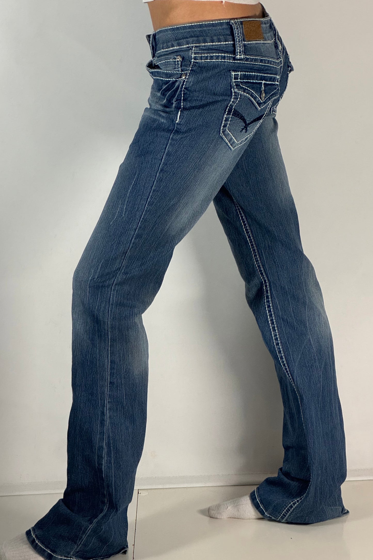Lågmidjade jeans stl: S