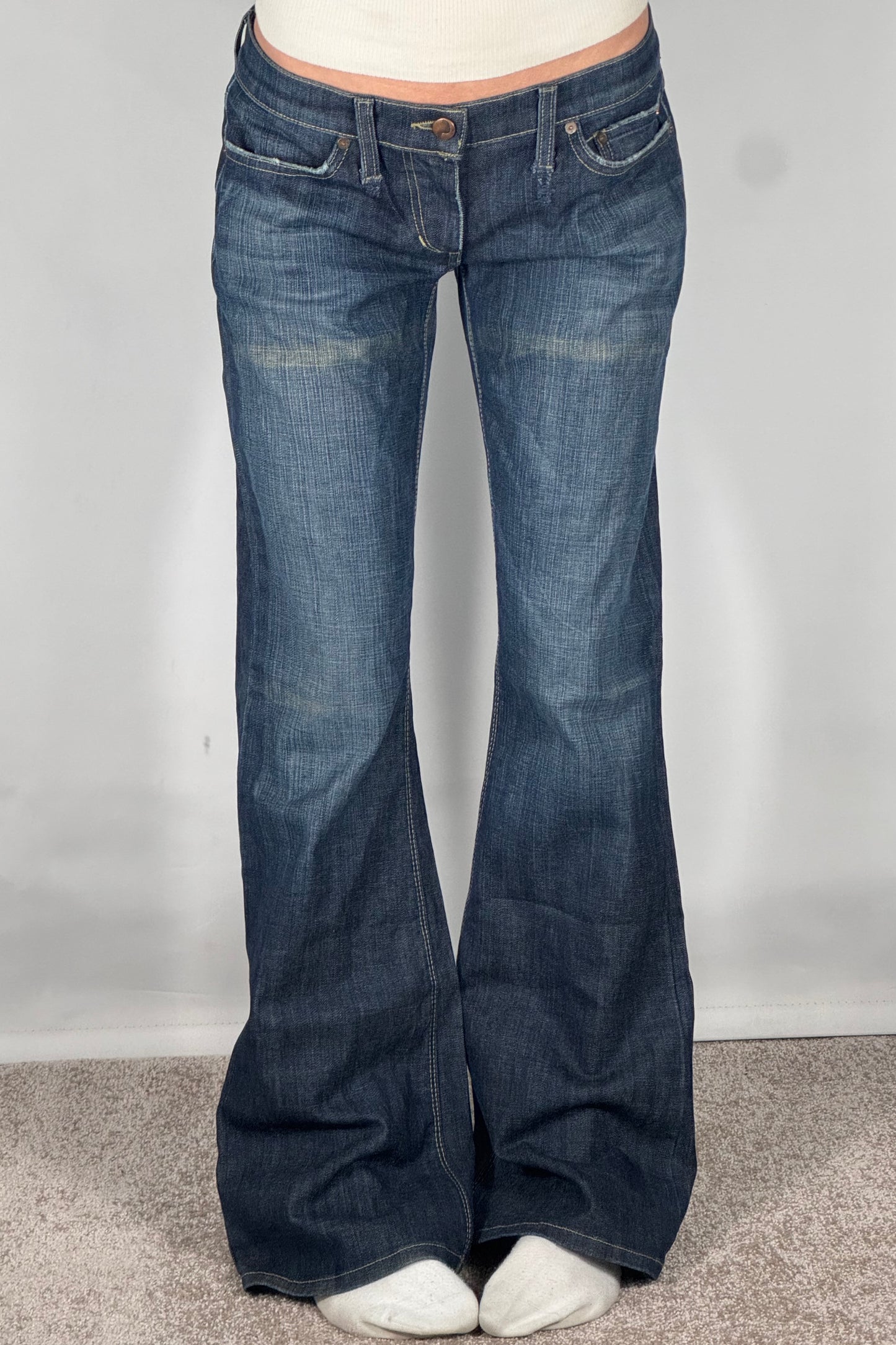 Lågmidjade jeans stl: M