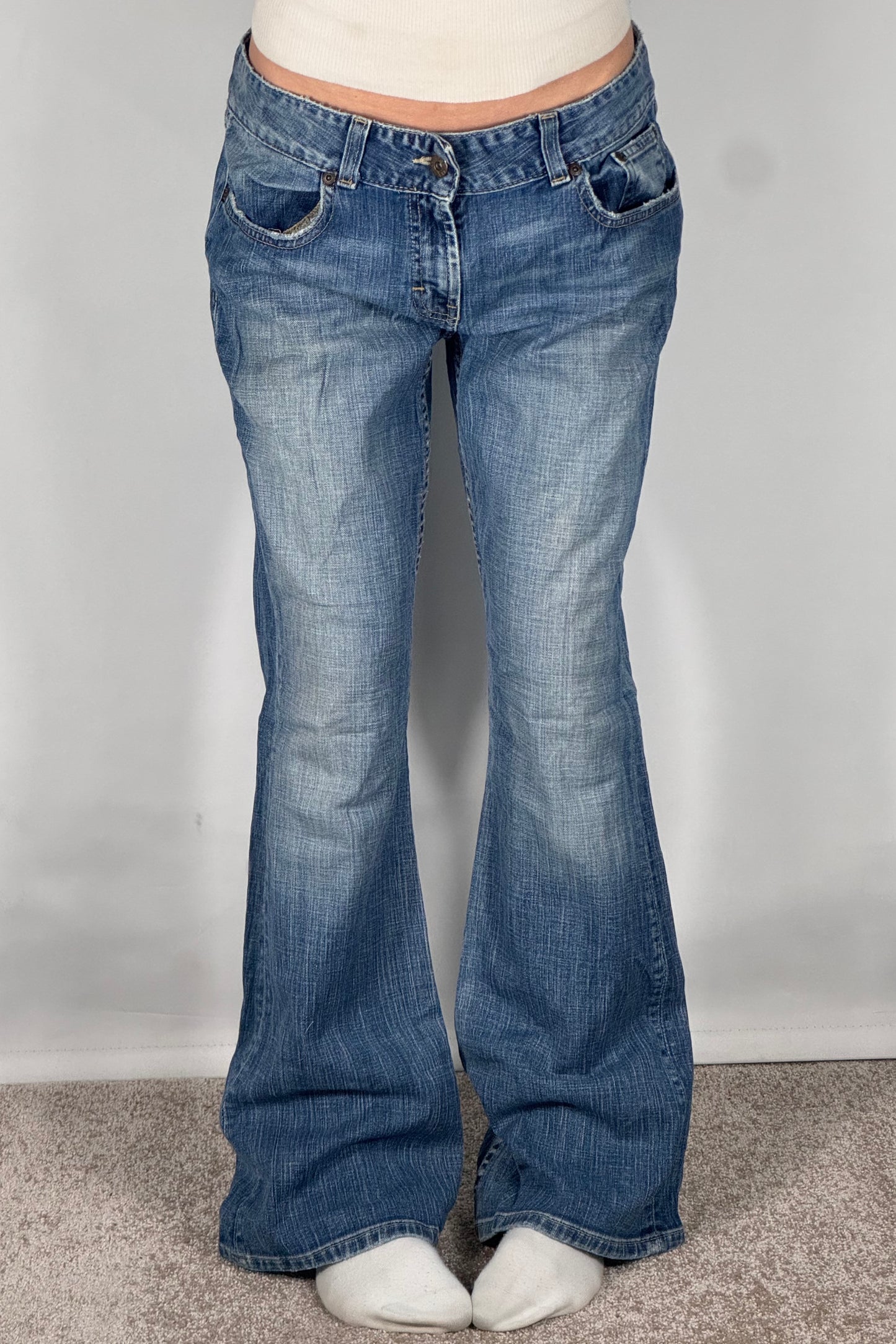 Lågmidjade jeans stl: M