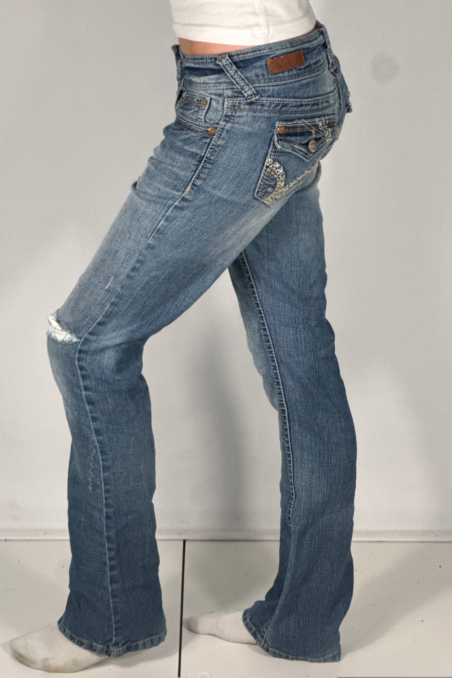 Lågmidjade jeans stl: S