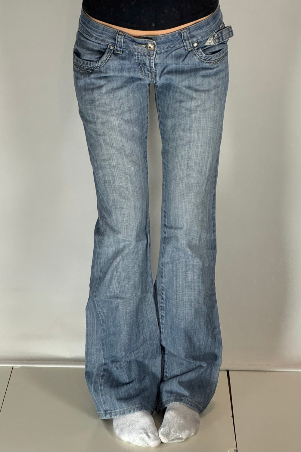 Lågmidjade jeans stl: S/M