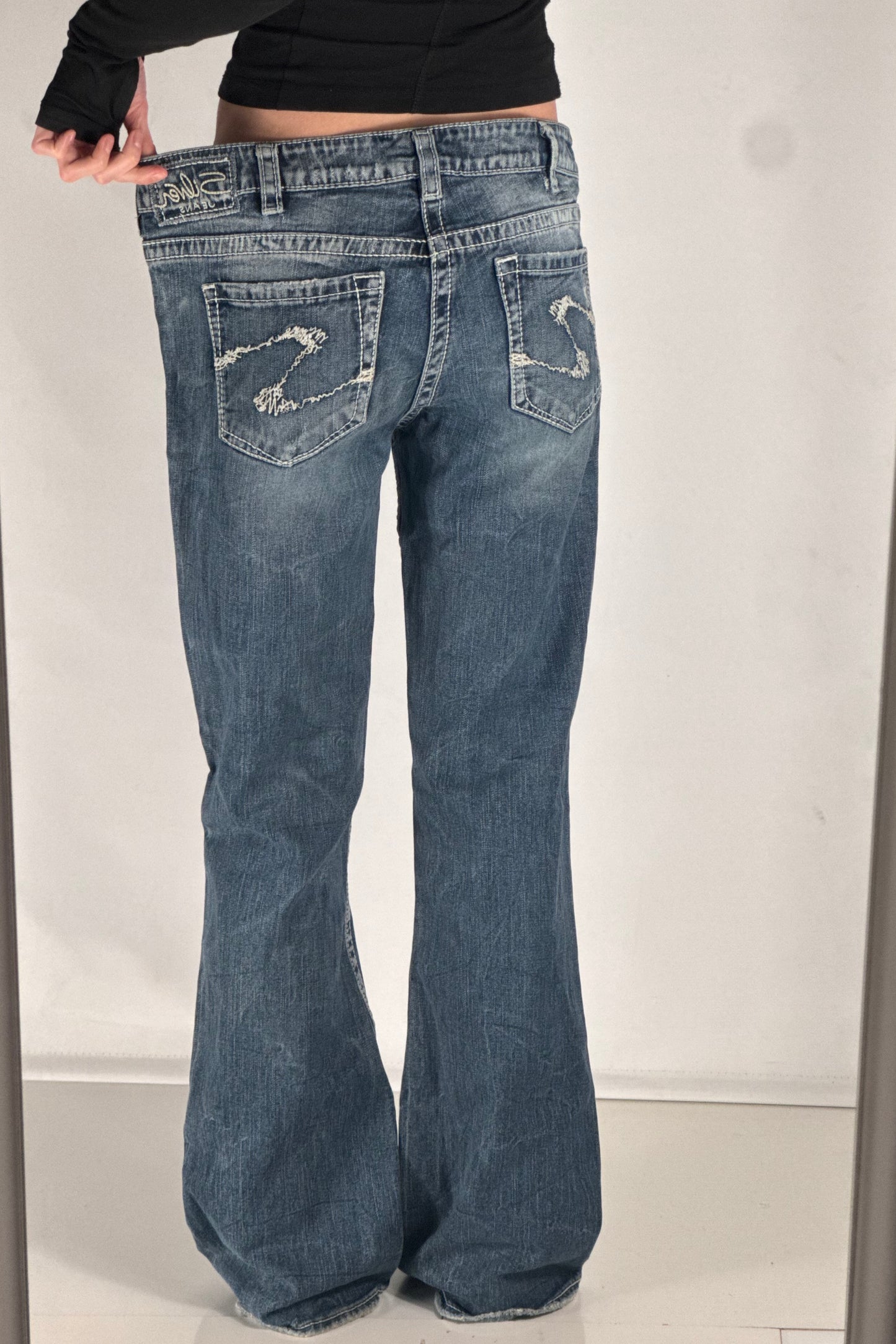 Lågmidjade jeans stl: M