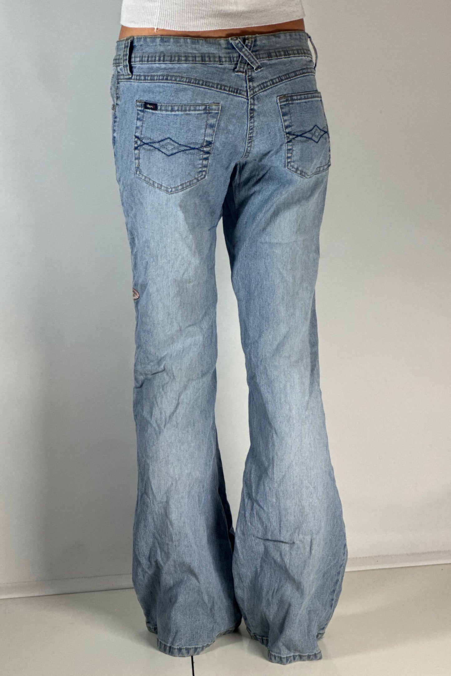 Lågmidjade jeans stl: S