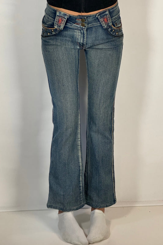 Lågmidjade jeans stl: XS
