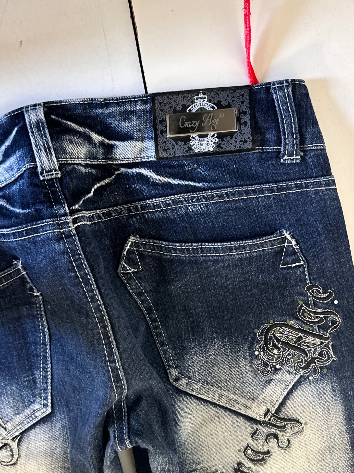 Lågmidjade jeans stl: S