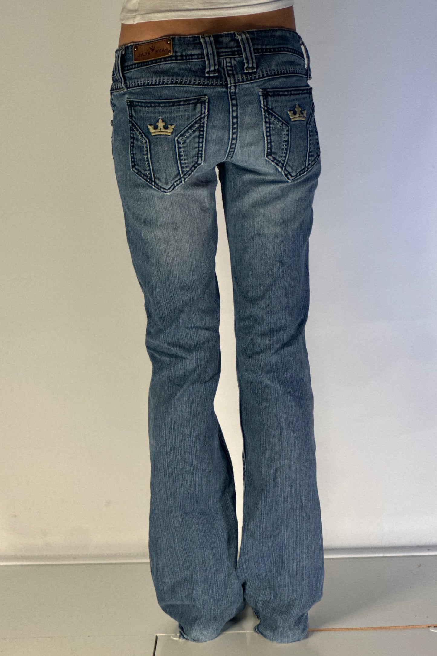 Lågmidjade jeans stl: S