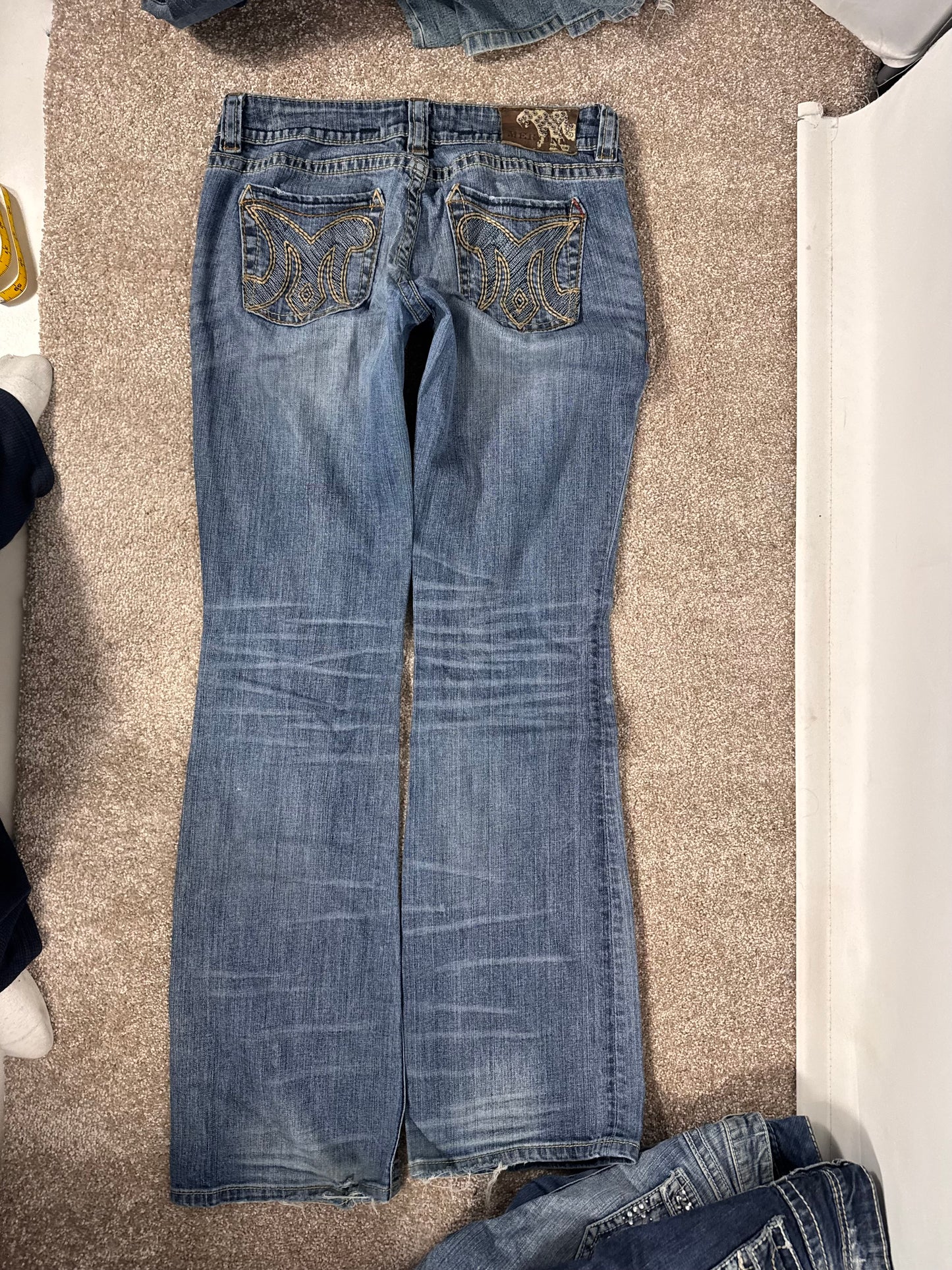 Lågmidjade jeans stl: S