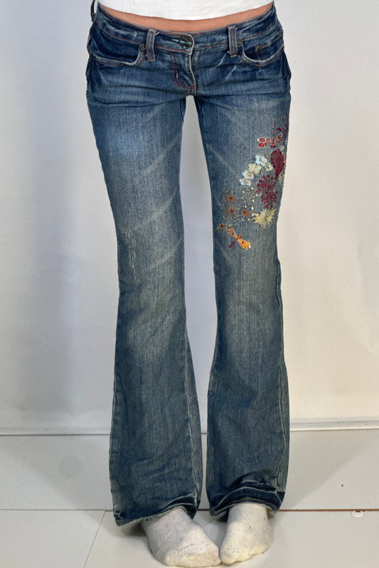 Lågmidjade jeans stl: XS