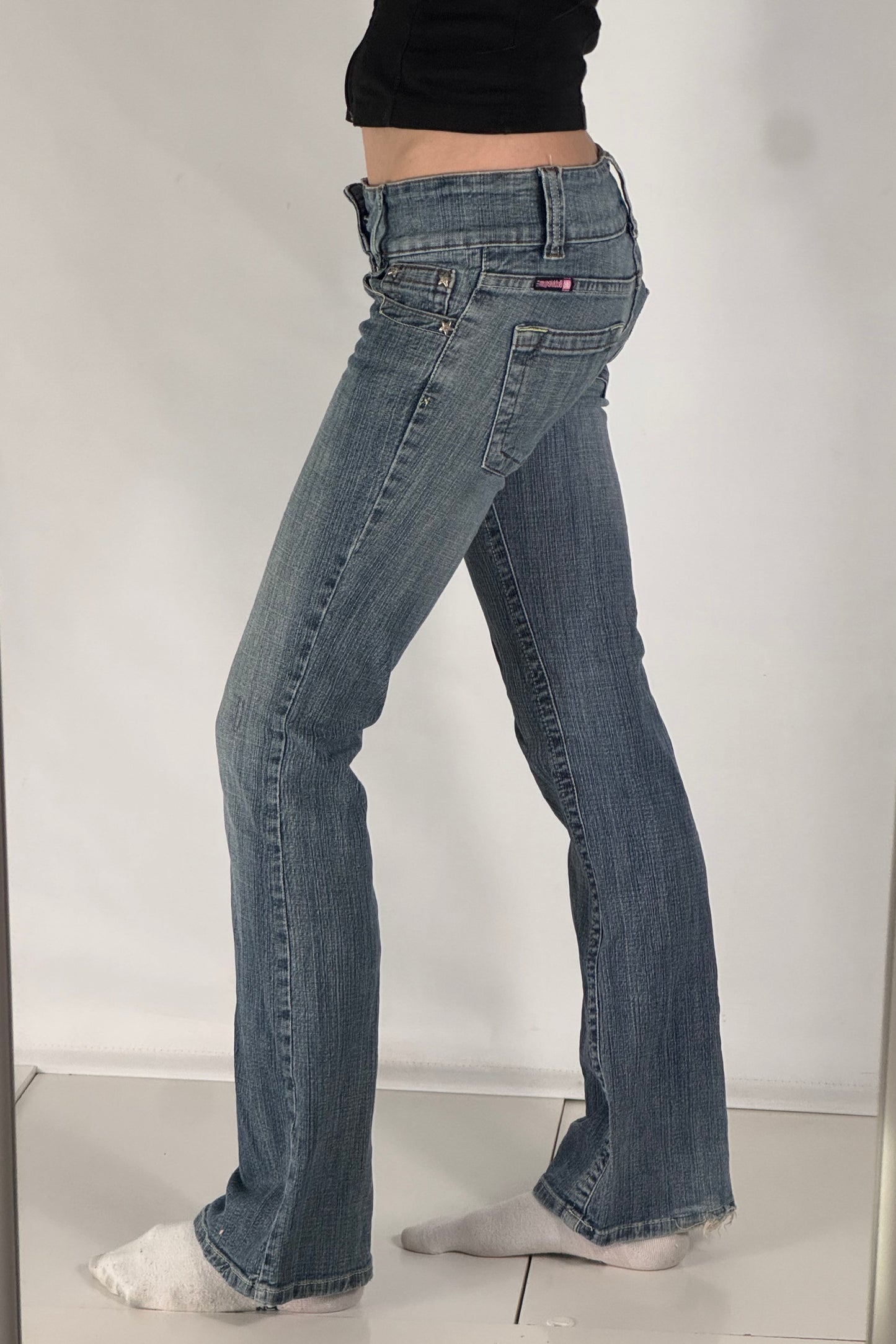 Lågmidjade jeans stl: XS