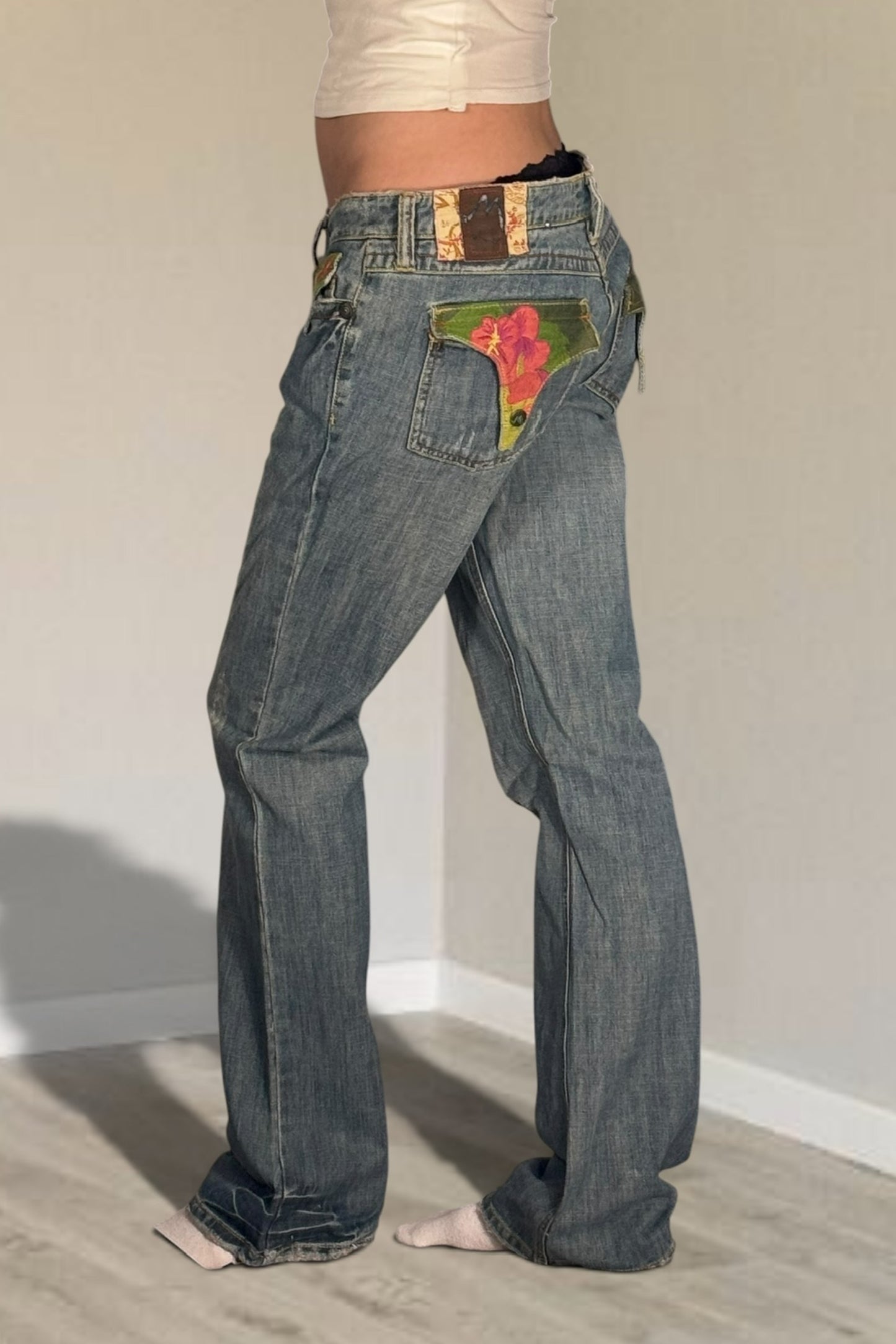 Lågmidjade jeans stl: M