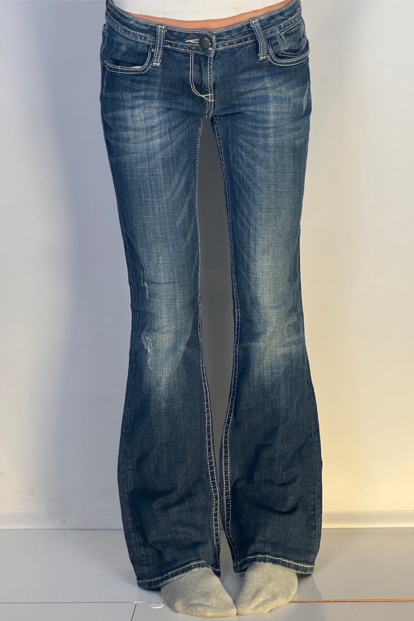 Lågmidjade jeans stl: S