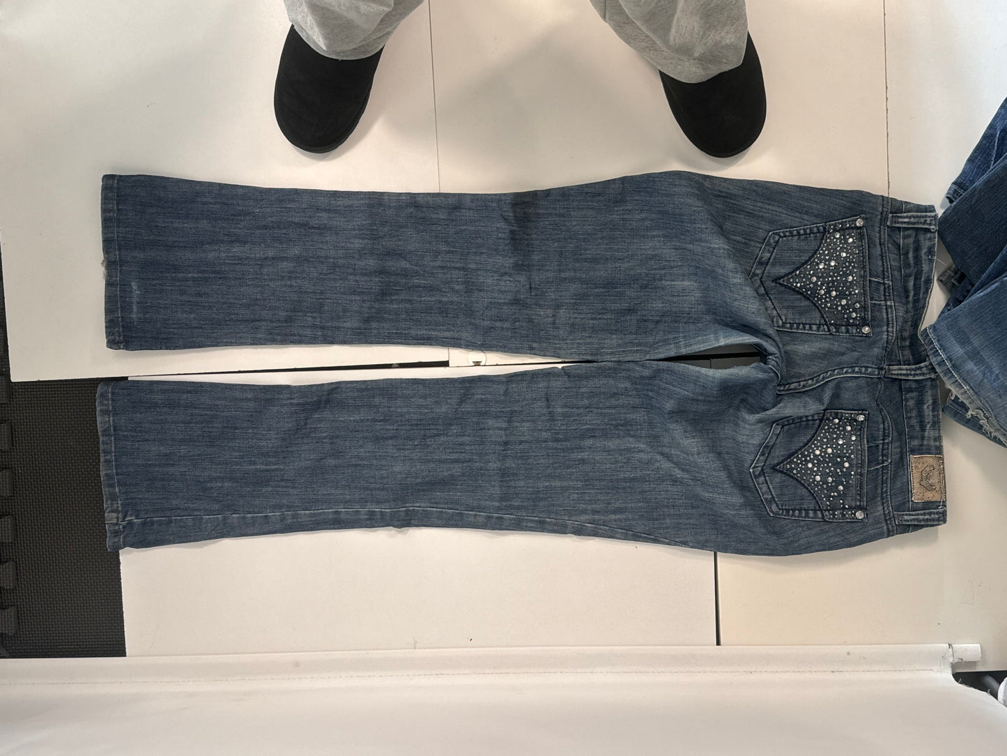 Lågmidjade jeans stl: S