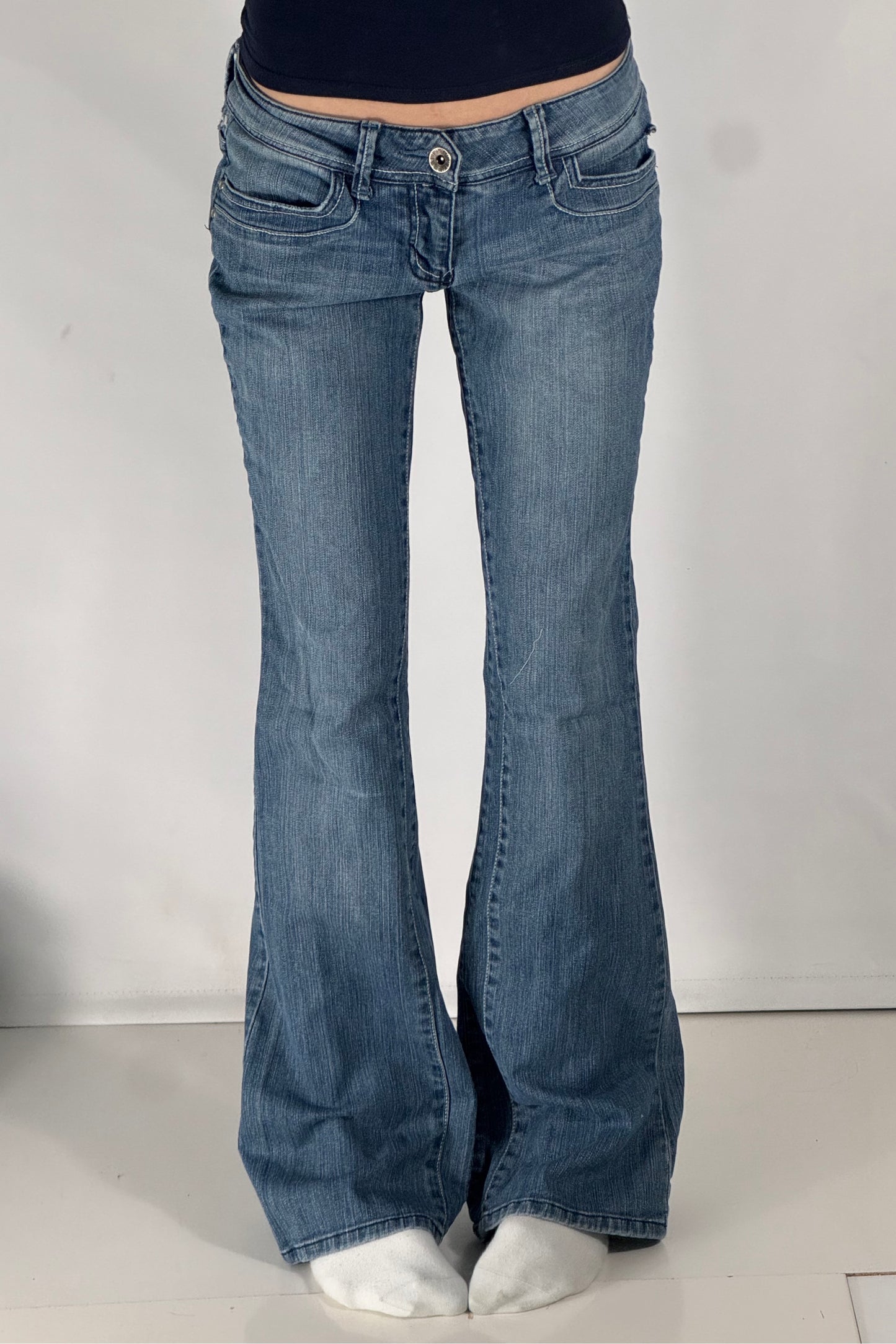 Lågmidjade jeans stl: S
