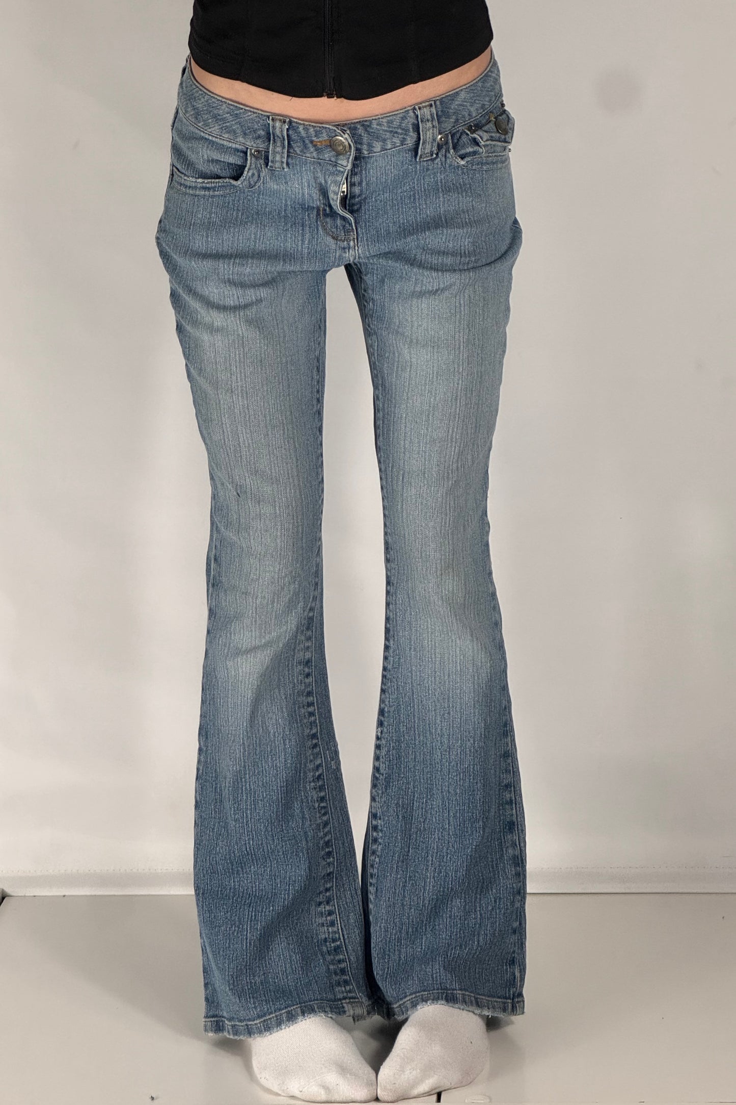 Lågmidjade jeans stl: S