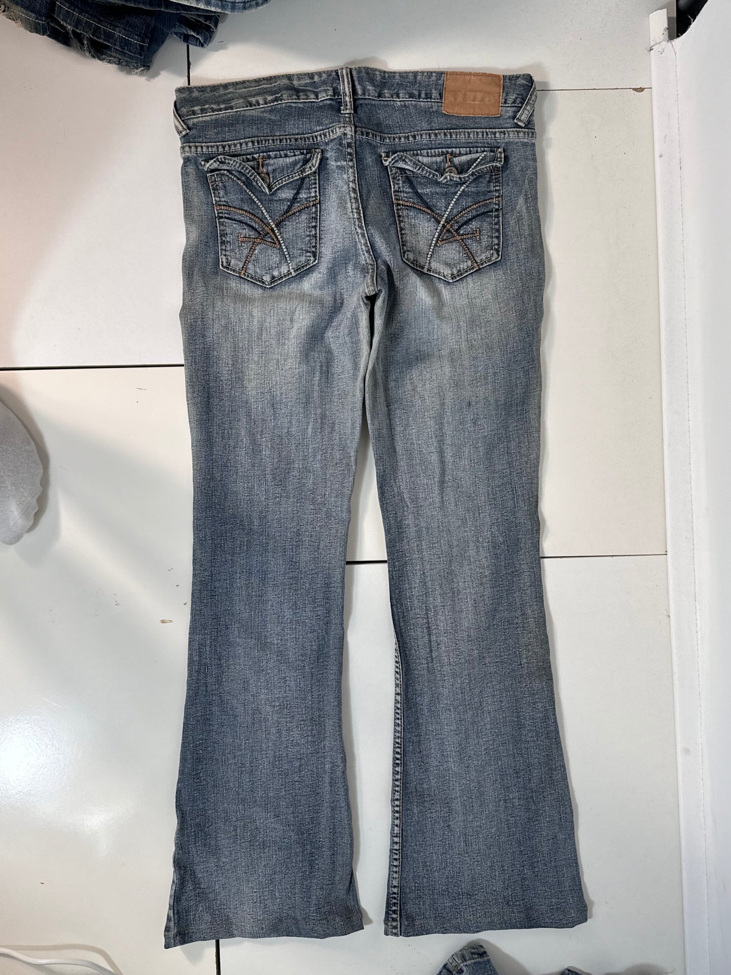 Lavtaljede jeans str: M