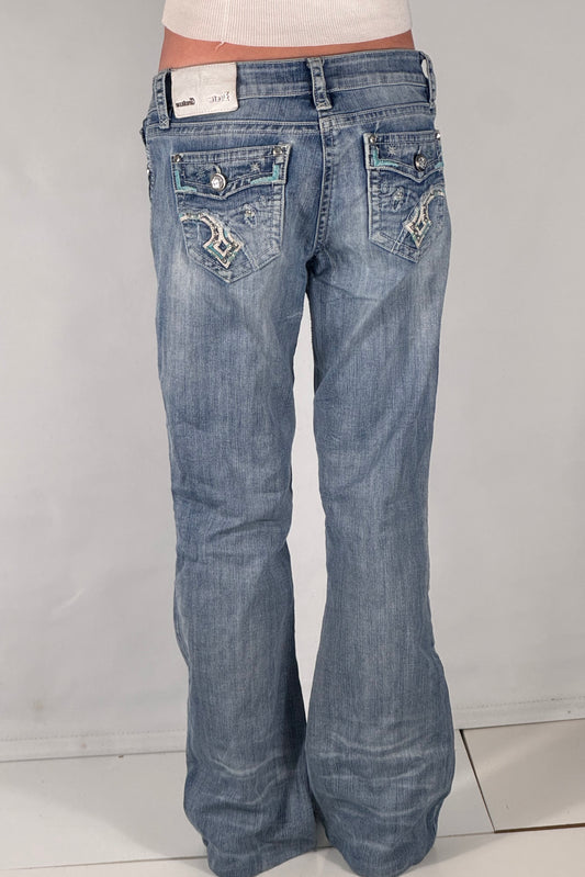 Lågmidjade jeans stl: M