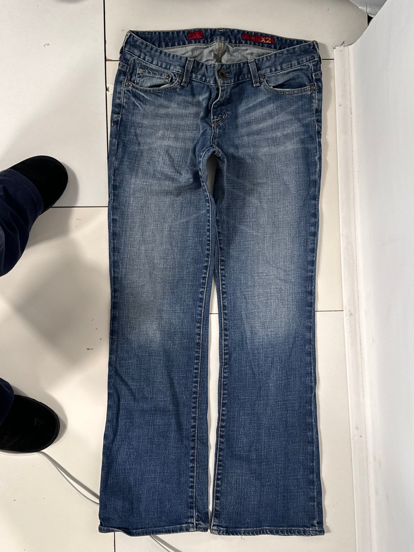 Lavtaljede jeans str: M