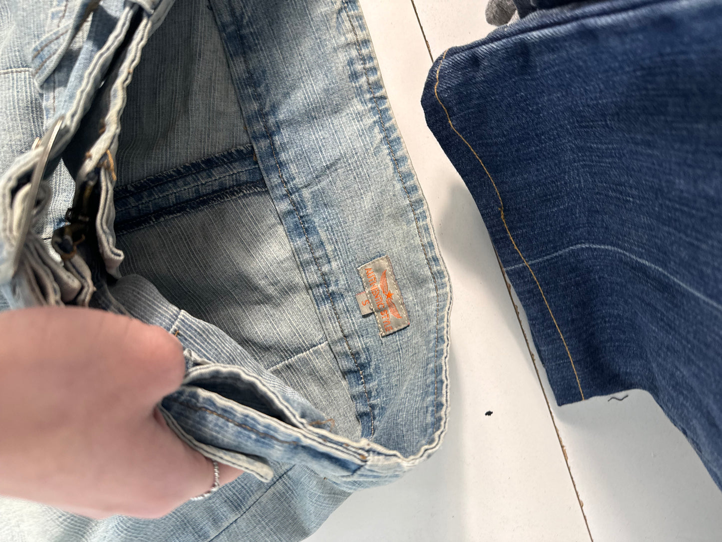 Lågmidjade jeans stl: XS