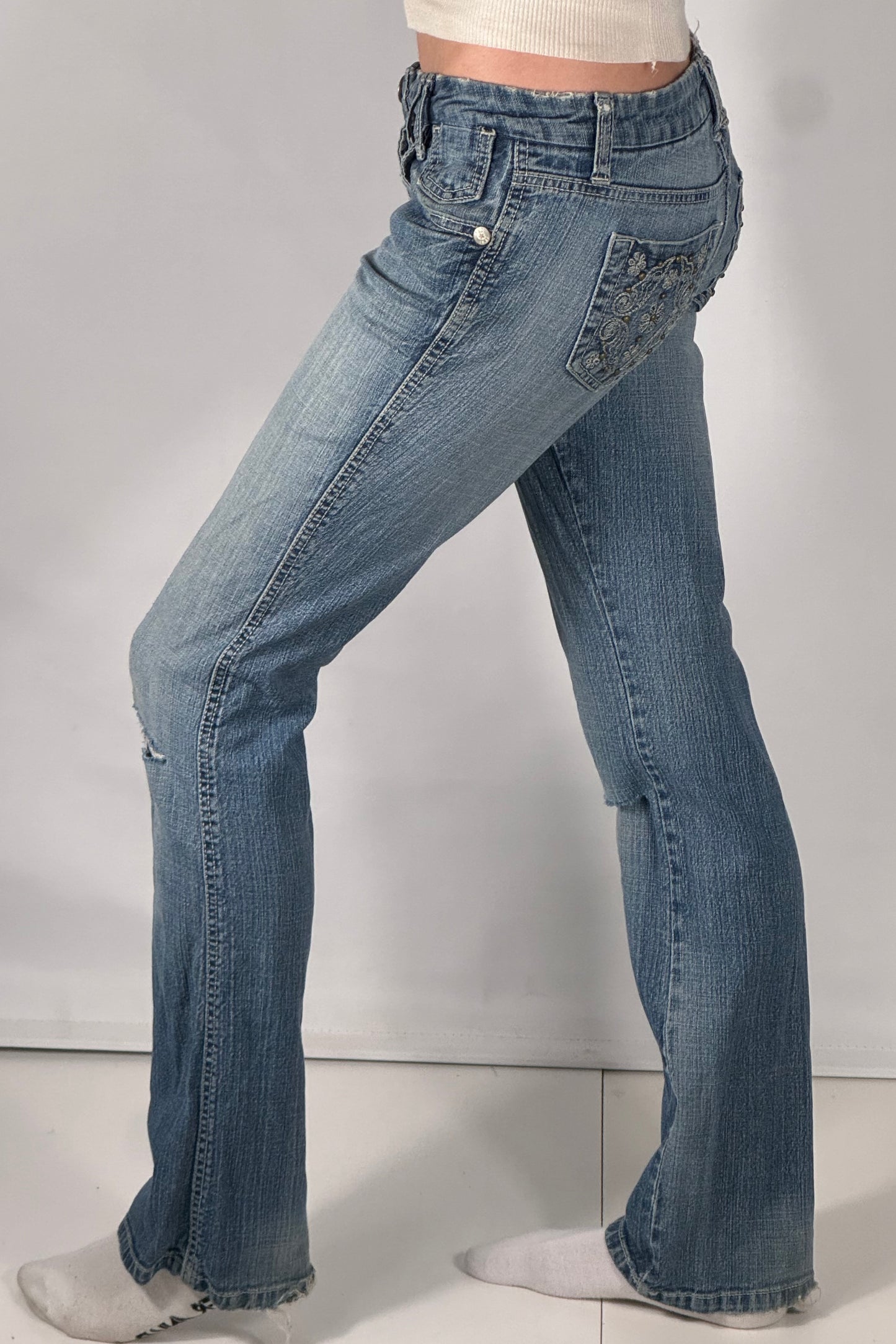 Lågmidjade jeans stl: XS
