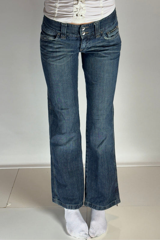 Lågmidjade jeans–stl: XXS