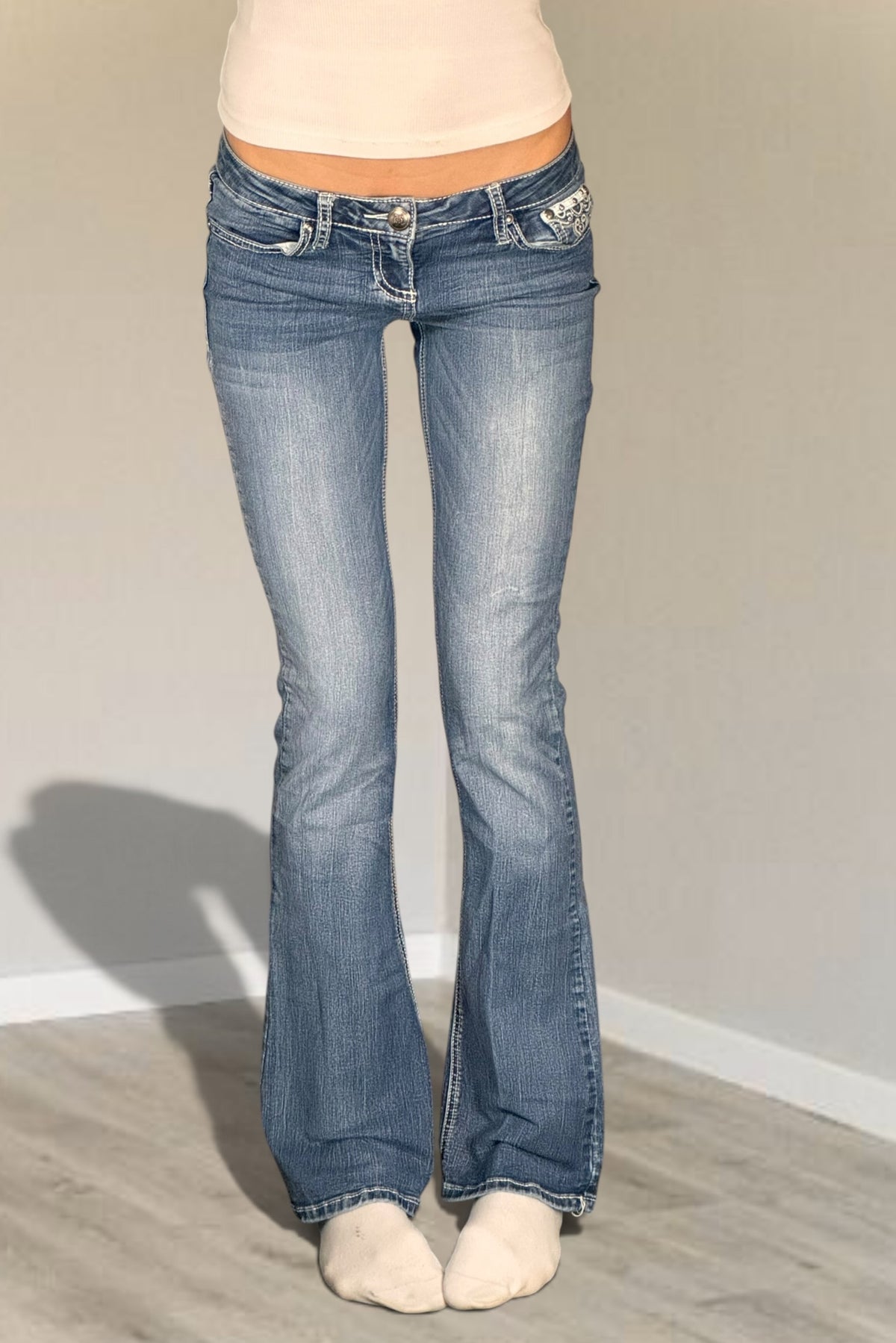 Lågmidjade jeans stl: XS
