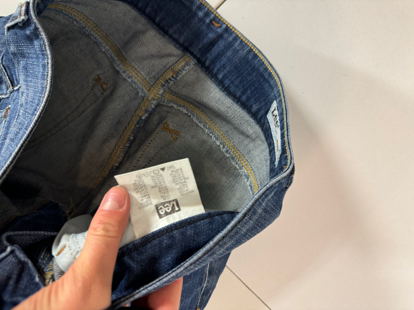 Lågmidjade jeans stl: S