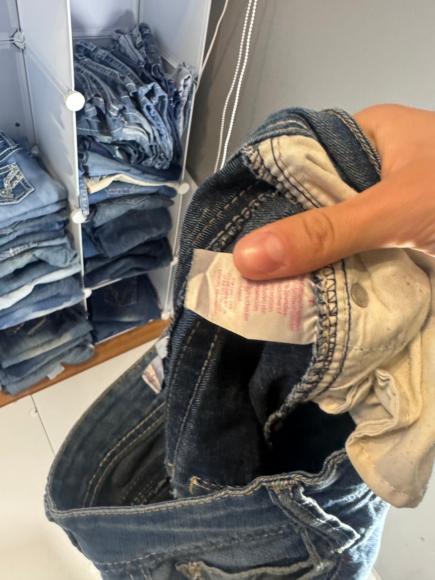 Lågmidjade jeans stl: XS