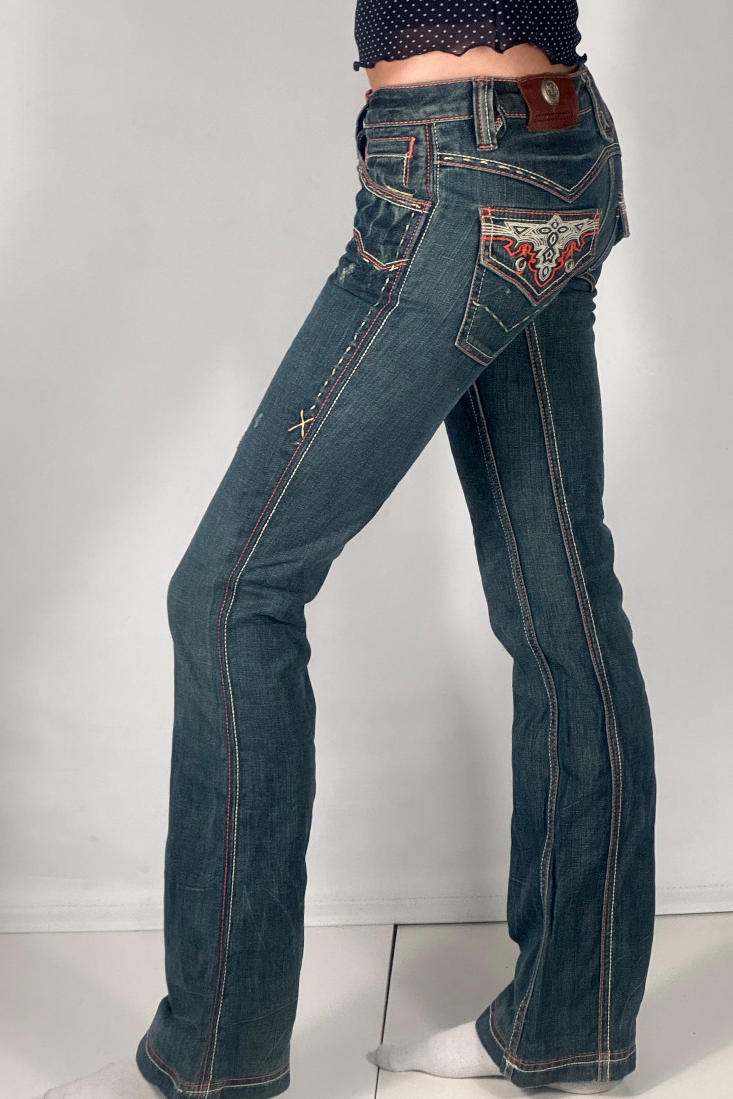 Lågmidjade jeans stl: XXS